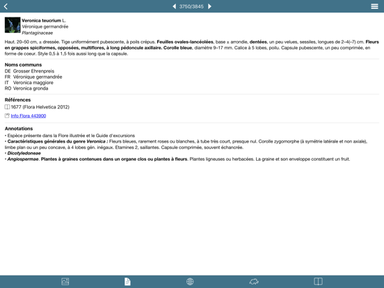 Flora Helvetica Pro français iPad app afbeelding 10