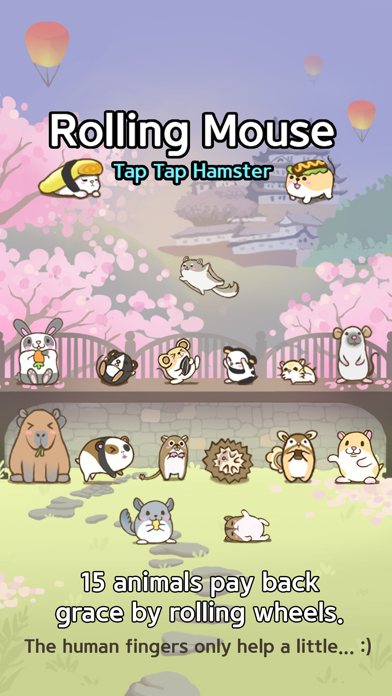 Rolling Mouse -tap tap hamster Screenshot