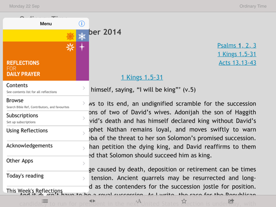 Screenshot #2 for Reflections for Daily Prayer