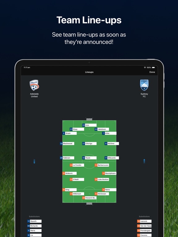 Screenshot #5 pour A-League Live for iPad
