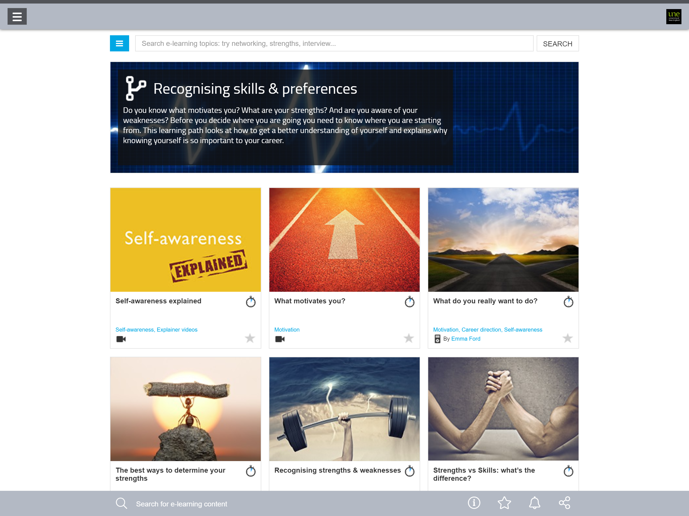 UNE Careers Toolkit