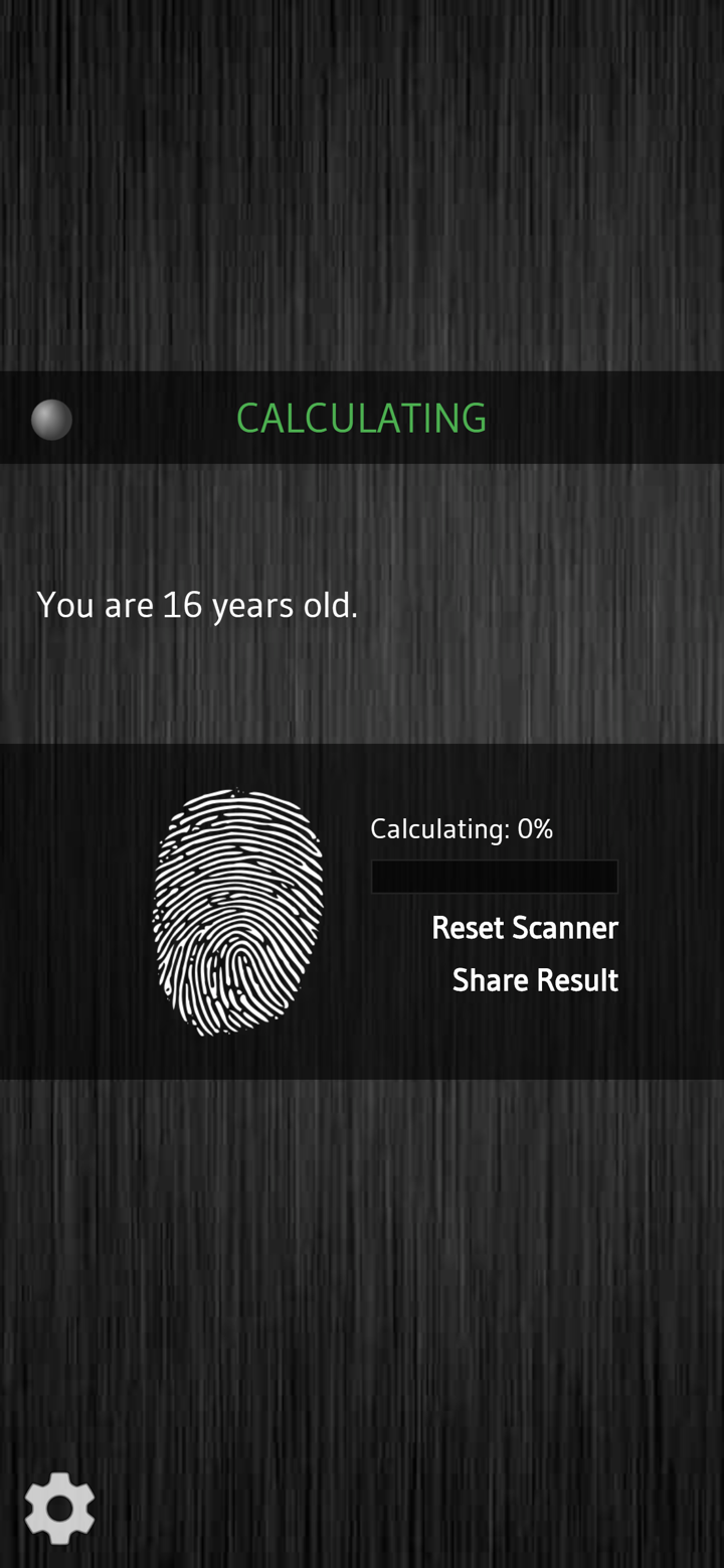 Prank Fingerprint Age Scanner screenshot 3