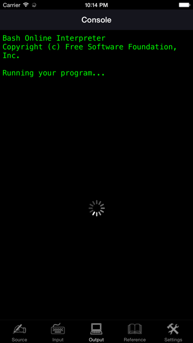 Bash Programming Language Screenshot