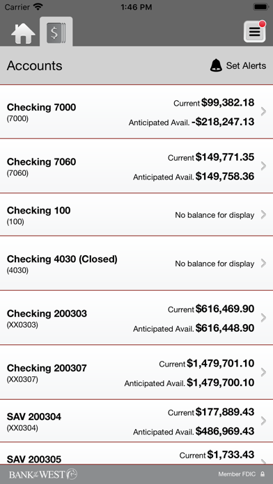 Bank of the West BIZ Mobile Screenshot