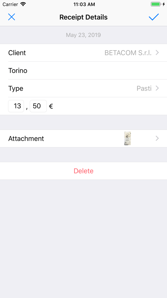 #7. TimeSheet App (iOS) 由: Betacom Srl