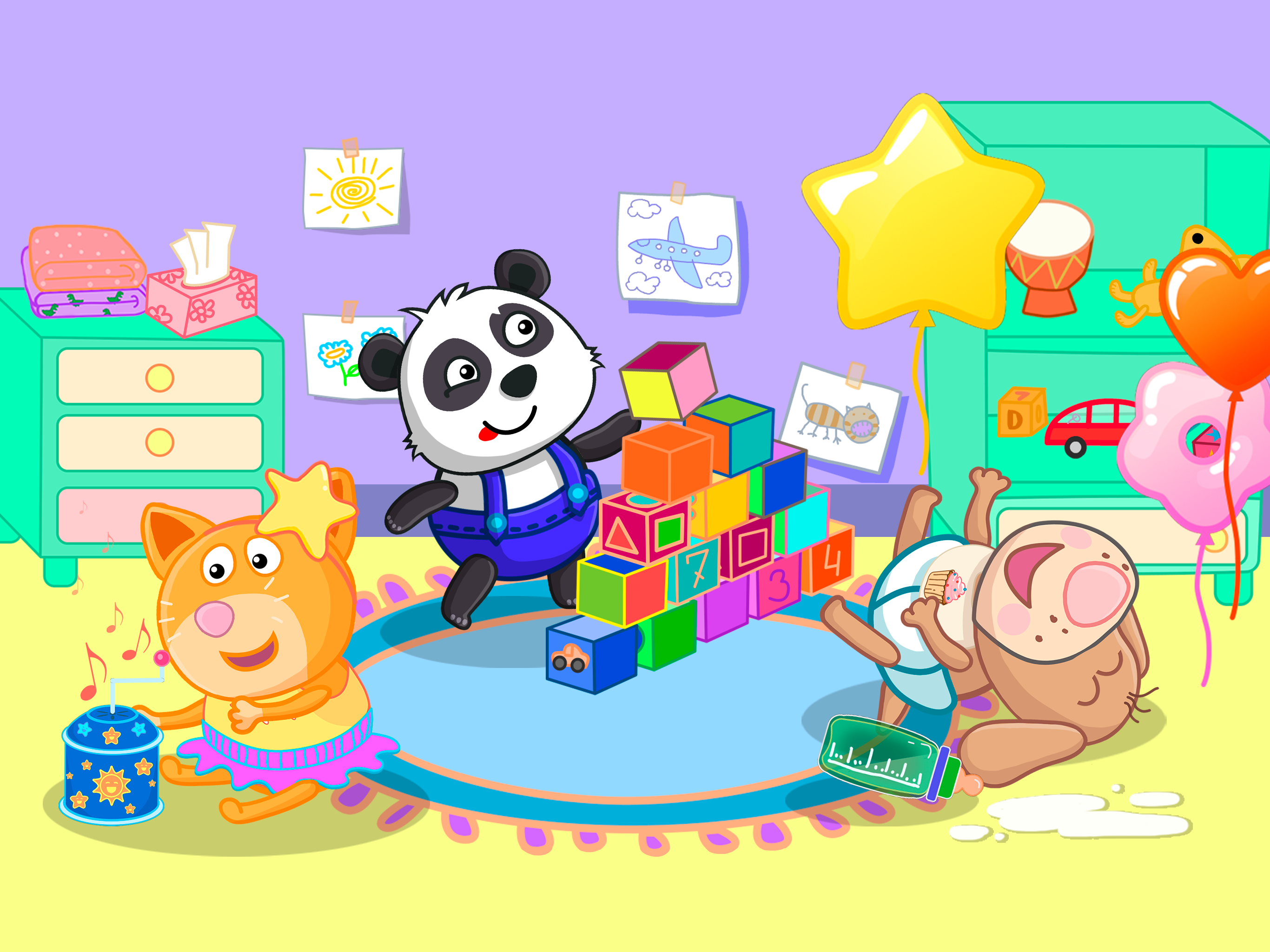 Hippo pet care game simulator
