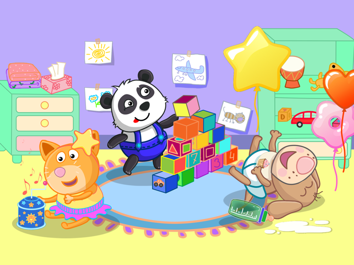 Hippo pet care game simulator