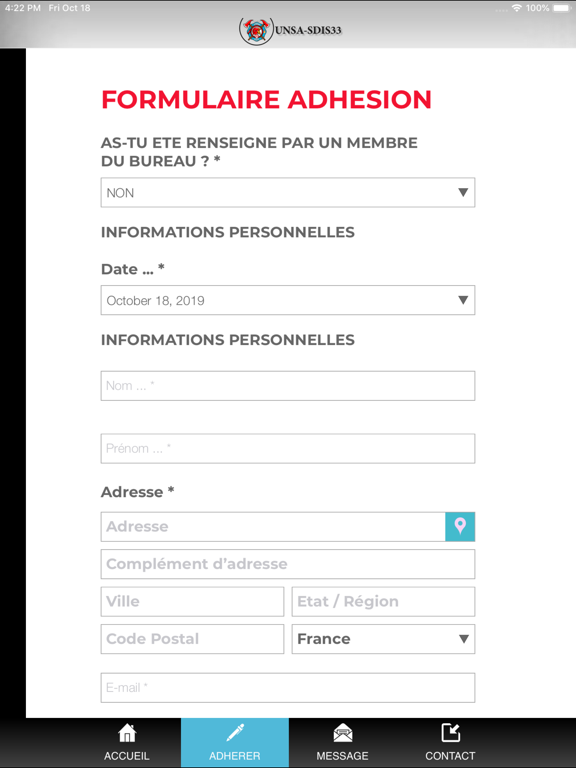 Screenshot #6 pour UNSA-SDIS33