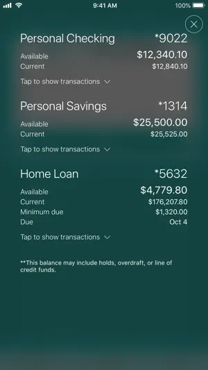 Quincy CU - Mobile Banking screenshot 1
