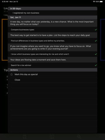 GoalJo - Goal Journal iPad screenshot