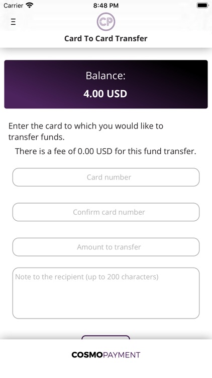 CosmoPayment screenshot-3