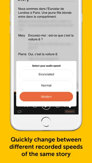 French Today Audiobook Player screenshot 1