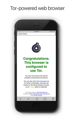Proxy: Anonymous web browser iPhone image 1
