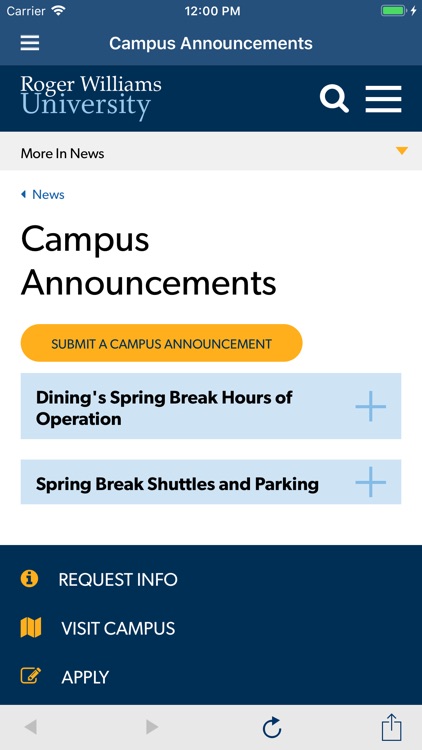 Roger Williams University screenshot-3