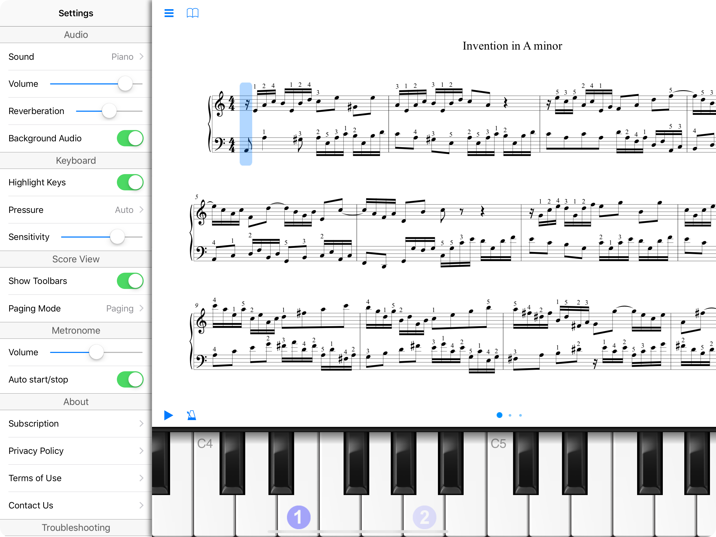 PianoMate - Piano Sheet Music