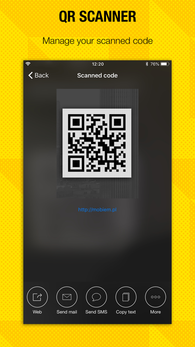 QR SCANNER - Reader for codes Screenshot