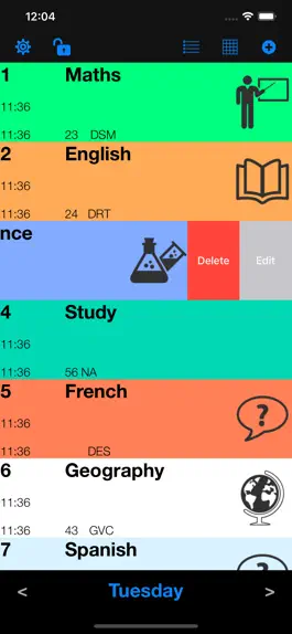 Game screenshot My Study Timetable hack