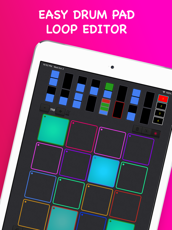 Drum & Rhythm Pad - Beat Maker iPad screenshot 6 - Music app