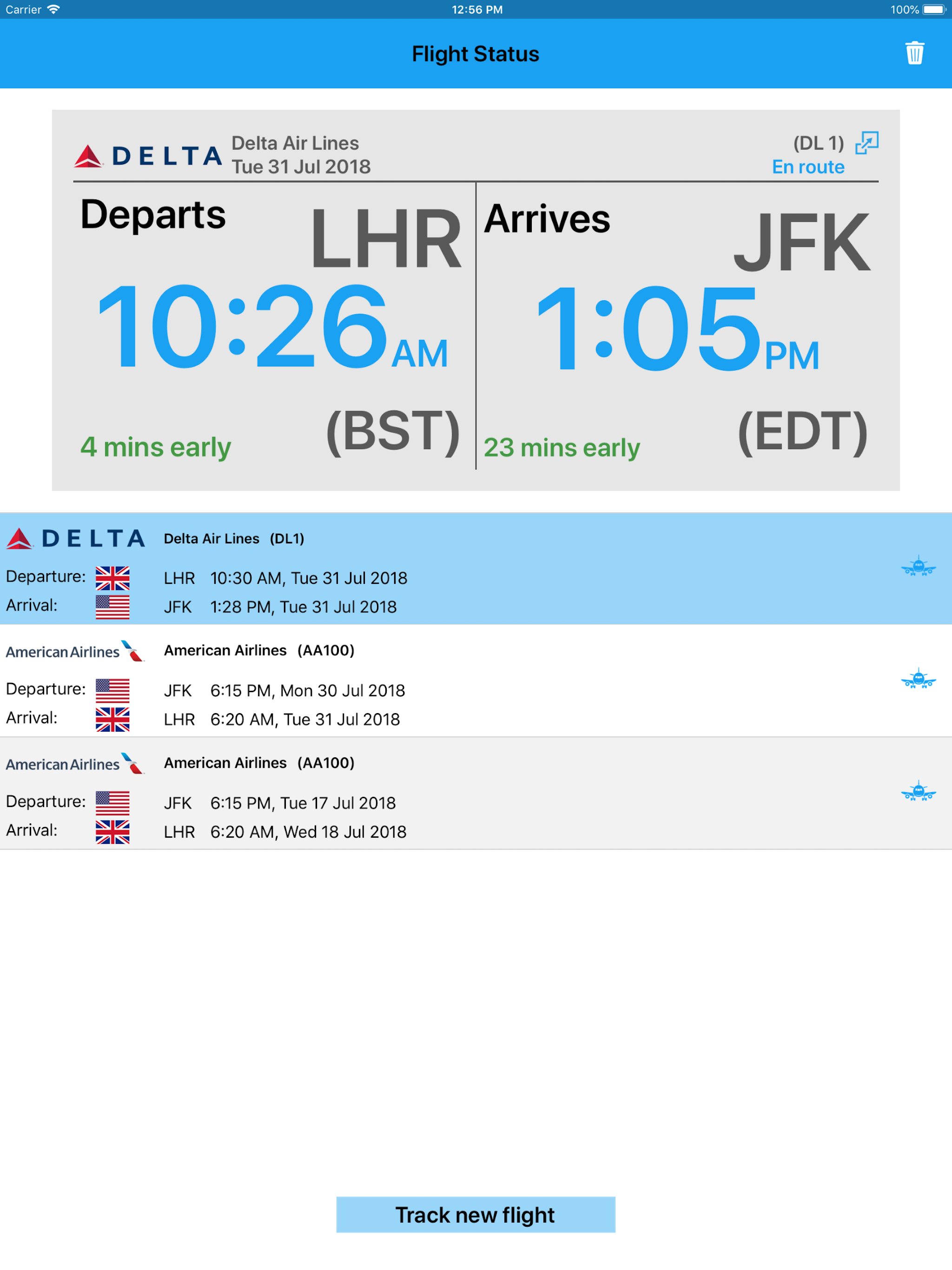 Live Flight Status - Tracker screenshot 8
