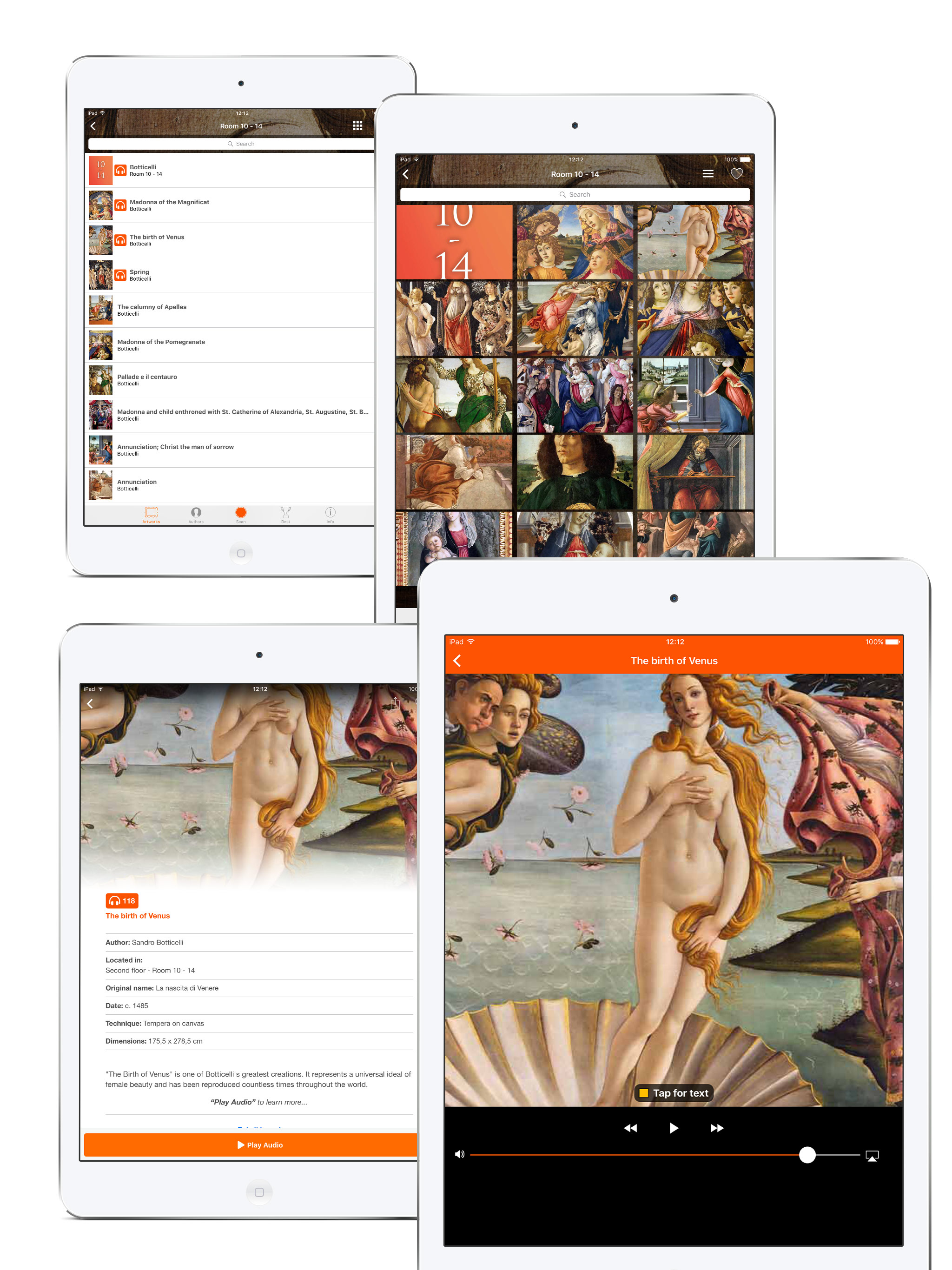 Uffizi Gallery audio guide