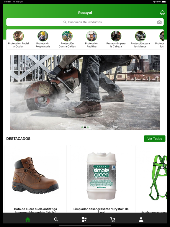 Rocayol iPad screenshot 1 - Shopping app