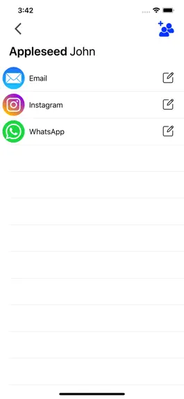 Game screenshot Interactive Contact List apk