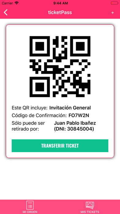 ticketPass Screenshot