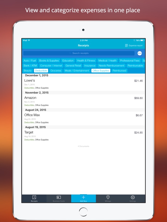 Receipt Apk