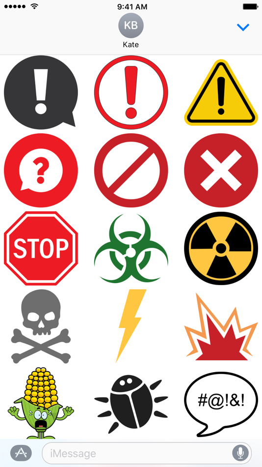 #1. Error Message Stickers (iOS) 由: DEUCETEK LLC