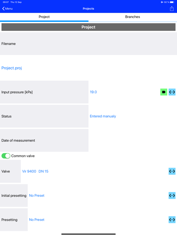 VIR T650 iPad screenshot