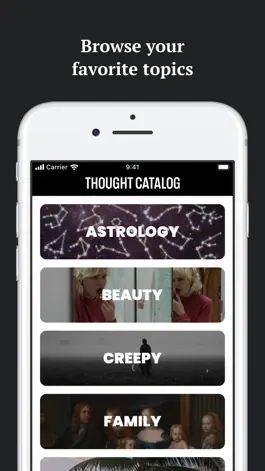 Game screenshot Thought Catalog apk