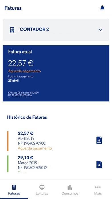 Águas e Energia do Porto Screenshot
