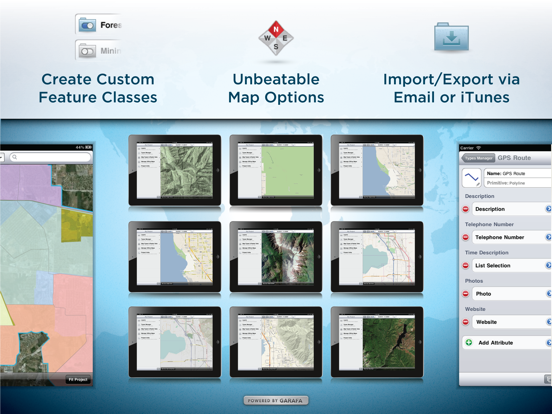 GIS Pro iPad app afbeelding 2