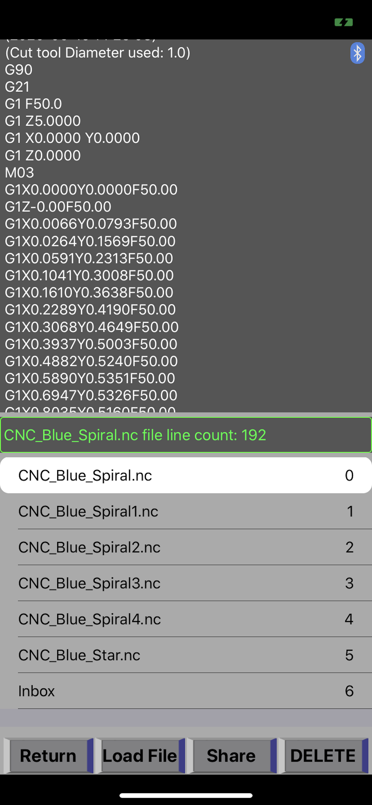 CNC Blue