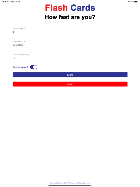 UCMAS CY GR iPad screenshot 1 - Education app
