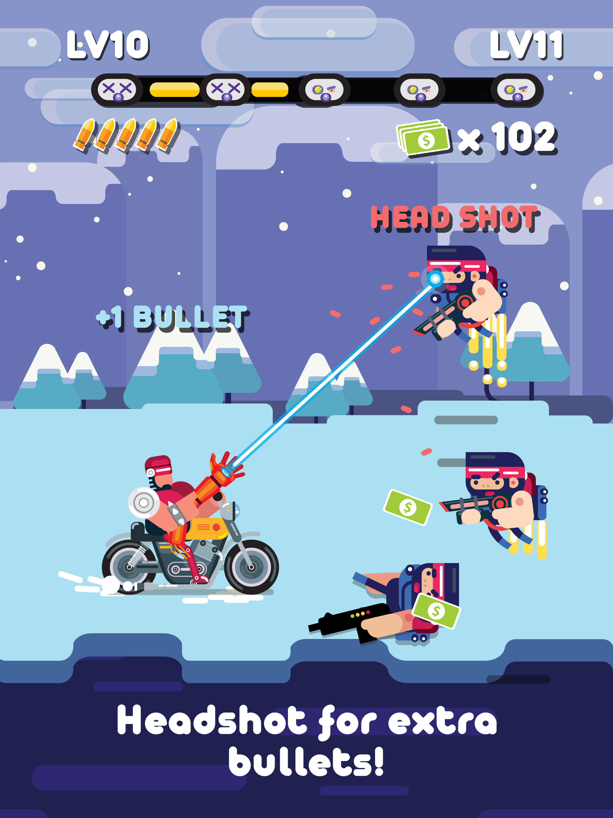 Gun Force PRO: shoot for watch