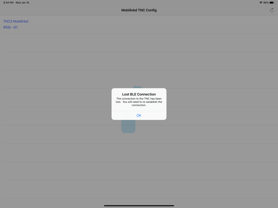 Mobilinkd Config App iPad screenshot 6 - Utilities app