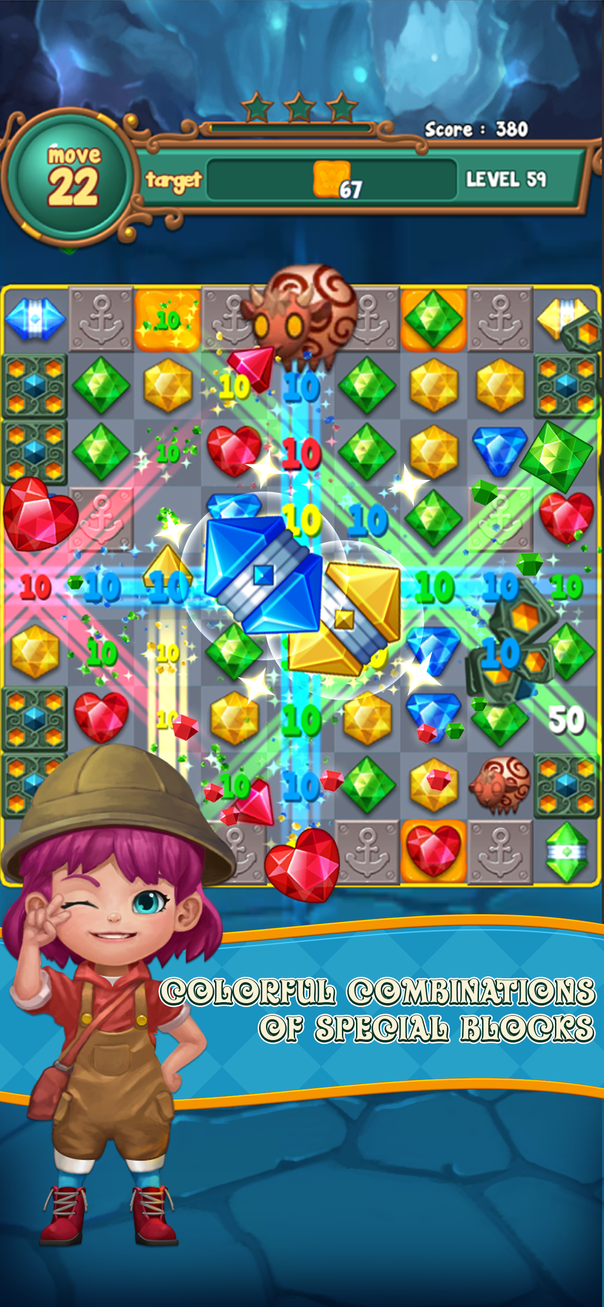 Jewels fantasy : match3 puzzle