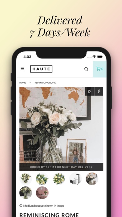 Screenshot #2 pour Haute Florist - Luxury Flowers