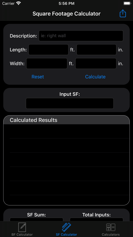 #5. Footage Calculator (iOS) 由: Brandon Grow