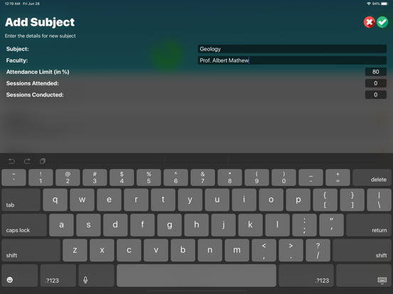 Screenshot #6 pour Attendance (For Students)