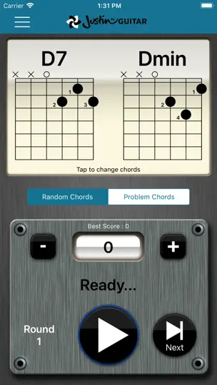 Captura de pantalla de One Minute Changes en iPhone 1