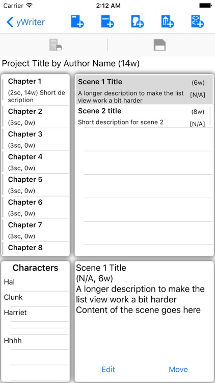 yWriter: Novel Writing