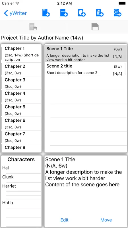 yWriter: Novel Writing screenshot 1 of 1
