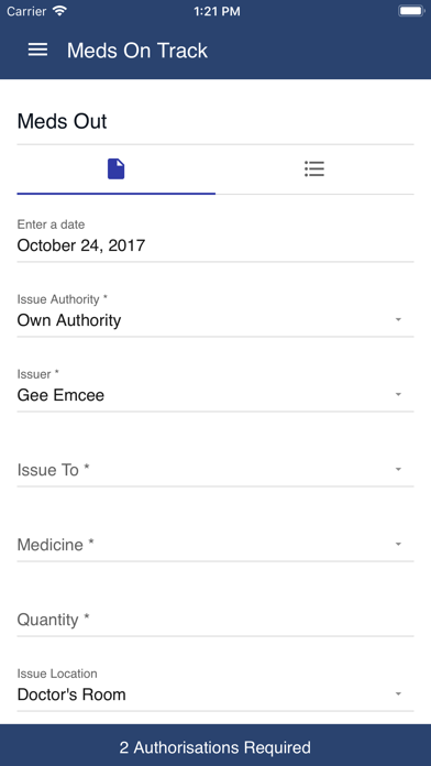 MedsOnTrack Screenshot