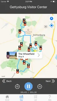 gettysburg audio tour iphone screenshot 2