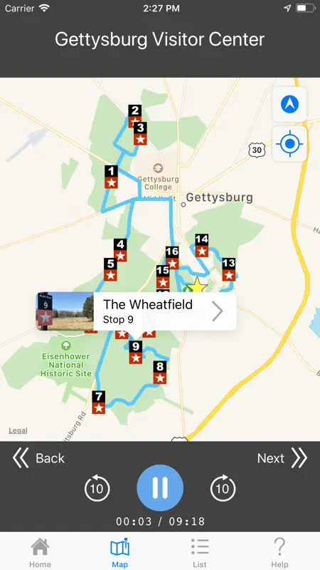 Gettysburg Audio Tour screenshot 2 of 3