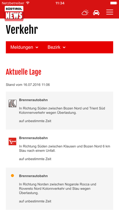Südtirol News Screenshot