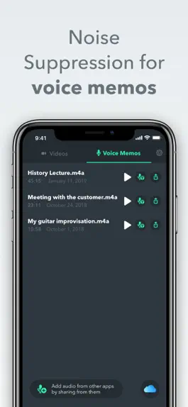 Game screenshot Denoise - audio noise removal hack