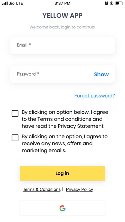 Yellow App screenshot-3